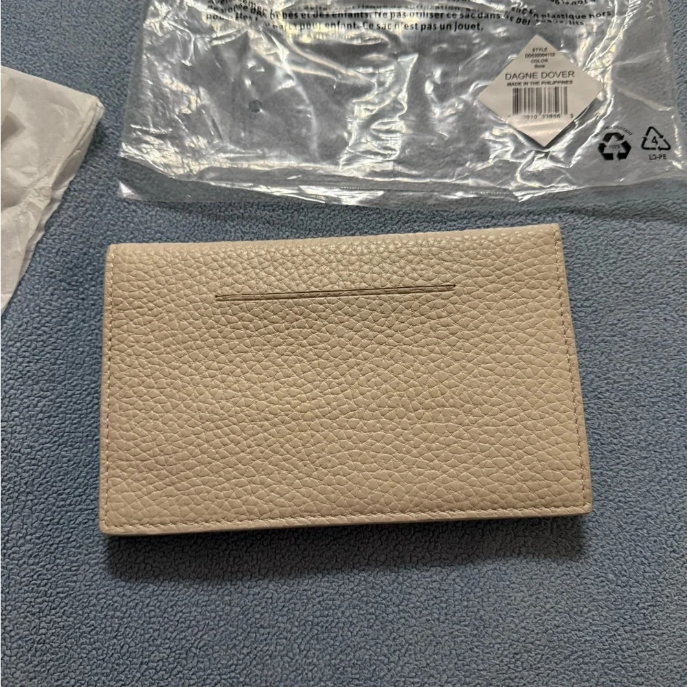 Dagne Dover Cream Textured Wallet - Picture 5 of 7